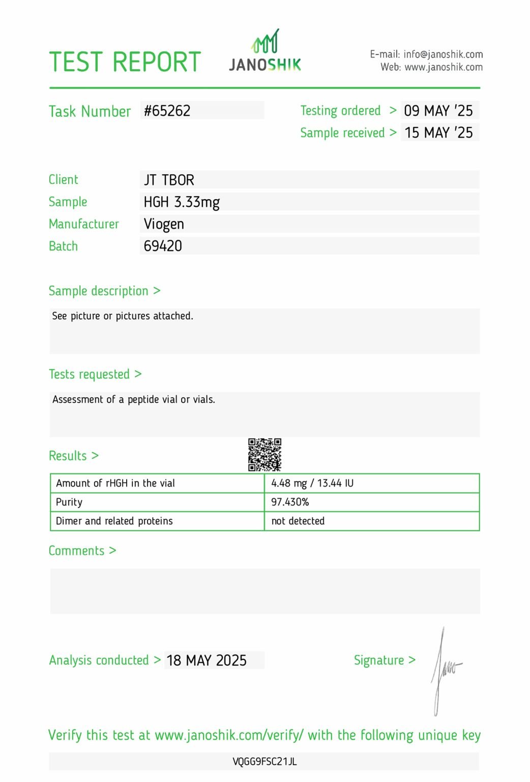 Buy HGH 100iu Viogentropin Injection Kit for sale online now - Image 3